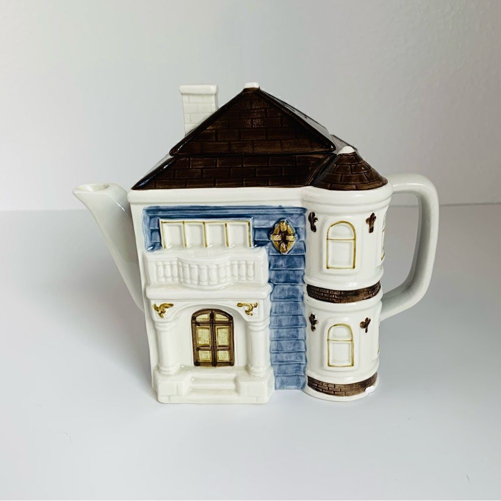 VTG Otagiri Victorian House Tea Pot